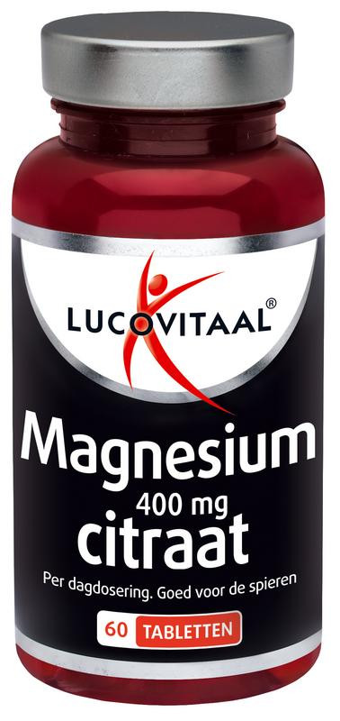Empirisch lading stapel Magnesium citraat 400 mg van Lucovitaal : 60 tabletten