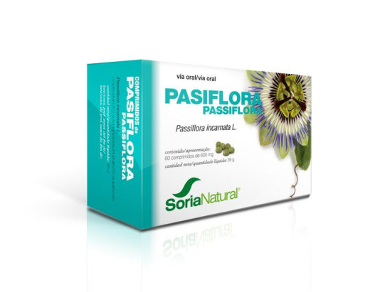 28-S Passiflora: passiebloem 390 mg van Soria Natural (60tab)