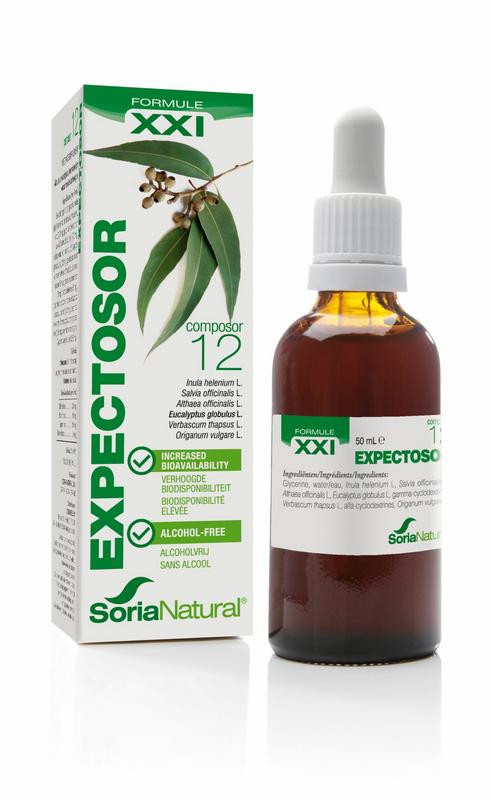 Expectosor XXI Composor 12 van Soria Natural (50ml)