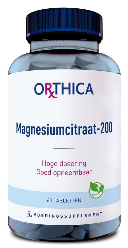 Vroegst deugd Ideaal Magnesiumcitraat van Orthica (60tab van 200mg)